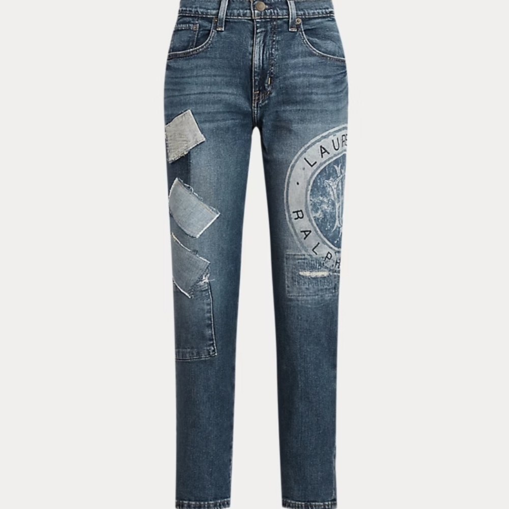 Ralph Lauren patch jeans